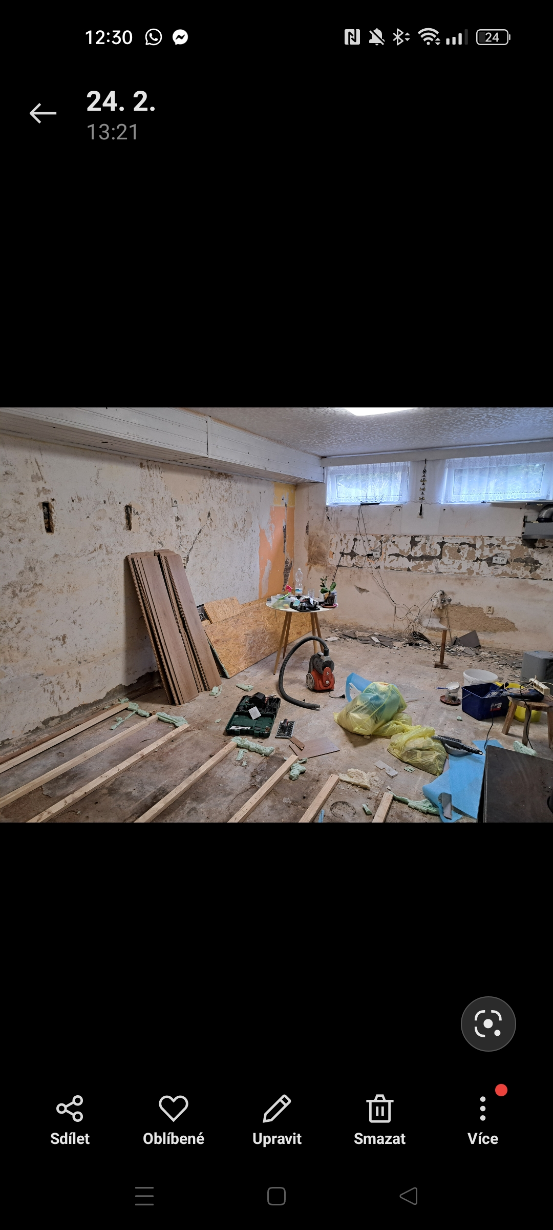 Plíseň a novorozenec – před rekonstrukcí